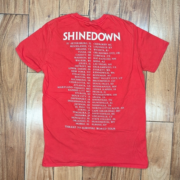 Shinedown Threat To Survival Tee (S) - Picture 2 of 7